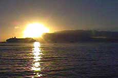 Sunset at Lahaina Harbor