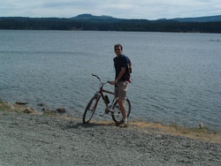 Mountain Biking at Timothy Lake on Mt. Hood, Oregon